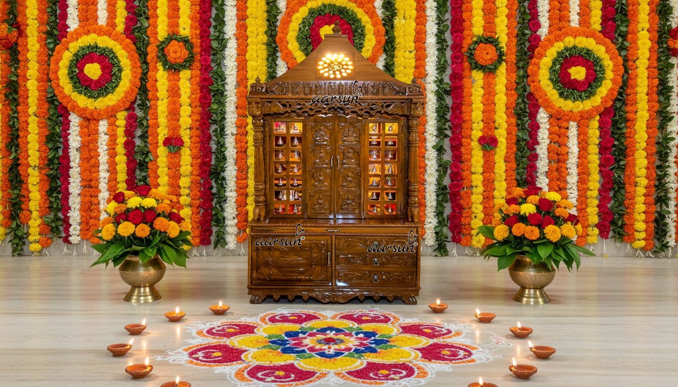 Premium Handcrafted Mandir Trends for Stylish Home Decor